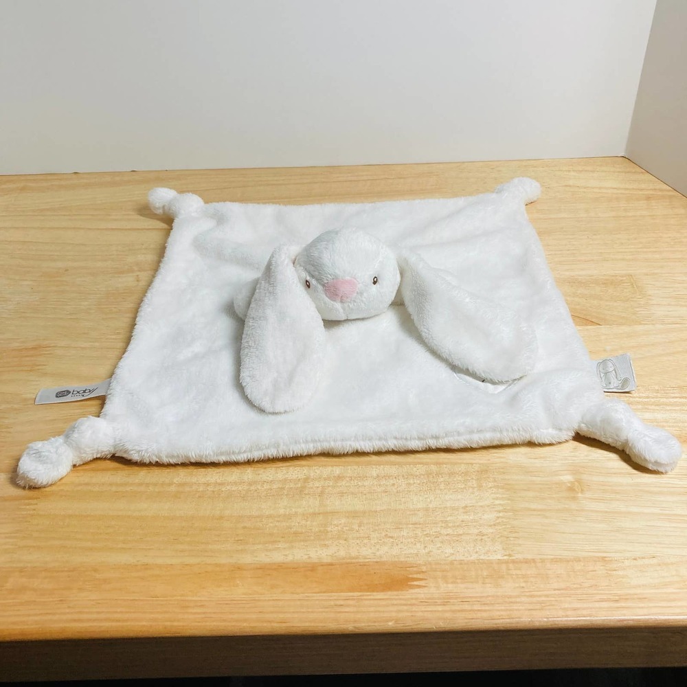 Chad Valley Baby White Rabbit Lovey.  Pre-owned. - Picture 3 of 10